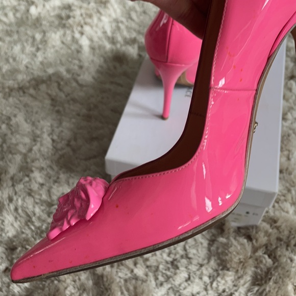 Versace Neon Pink Pump - Picture 8 of 11